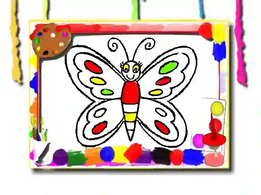 Gêm Butterfly Coloring Book ar-lein