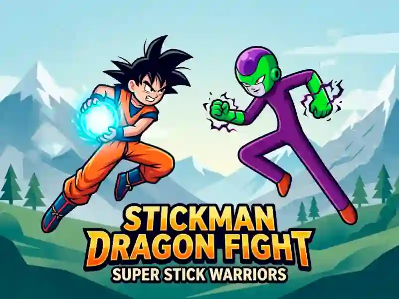 Gêm Stickman Dragon Fight - Super Stick Warriors ar-lein