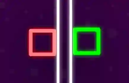 Gêm Two Neon Boxes ar-lein