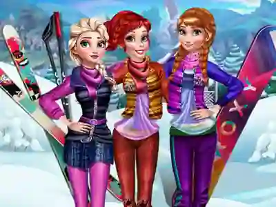 Gêm Princesses Visit Arendelle ar-lein