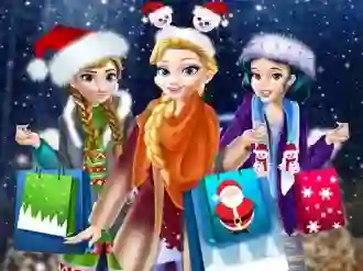 Gêm Princess Christmas Mall Shopping ar-lein