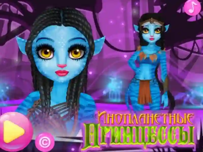 Gêm Alien Princess ar-lein