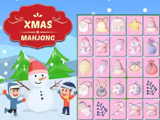 Gêm Xmas Mahjong ar-lein