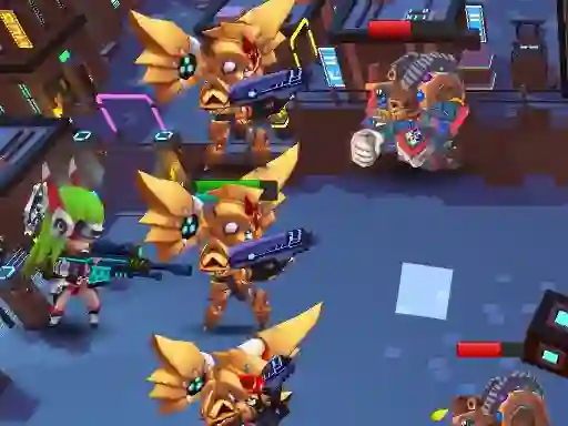 Gêm Guardians vs Zombies ar-lein