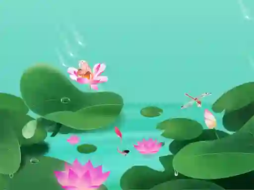 Gêm Lotus Flowers ar-lein