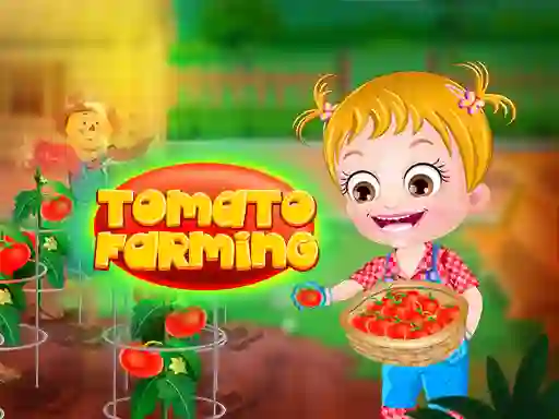 Gêm Baby Hazel. Tomato farming ar-lein