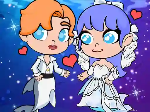 Gêm Mermaid Wedding World ar-lein