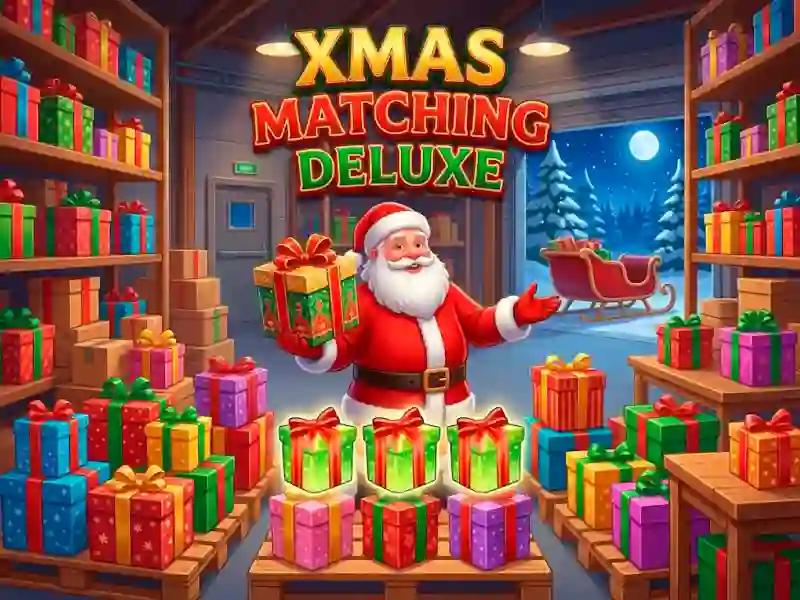 Gêm Xmas Matching Deluxe ar-lein