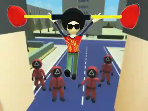 Gêm Squid Fall Guy ar-lein