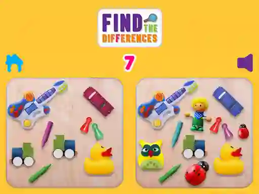 Gêm Find The Differences ar-lein
