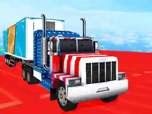 Gêm Impossible Truck Tracks Drive ar-lein