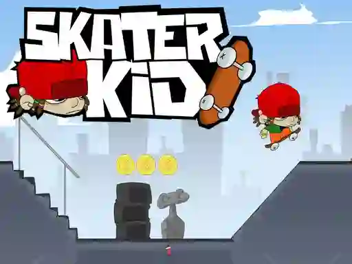Gêm Skater kid ar-lein
