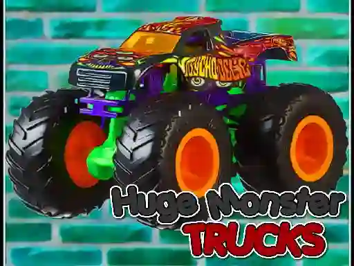 Gêm Huge Monster Trucks ar-lein