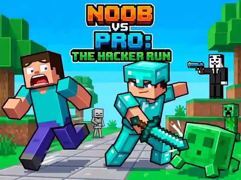 Gêm Noob vs Pro Help Hacker danger Hacker ar-lein