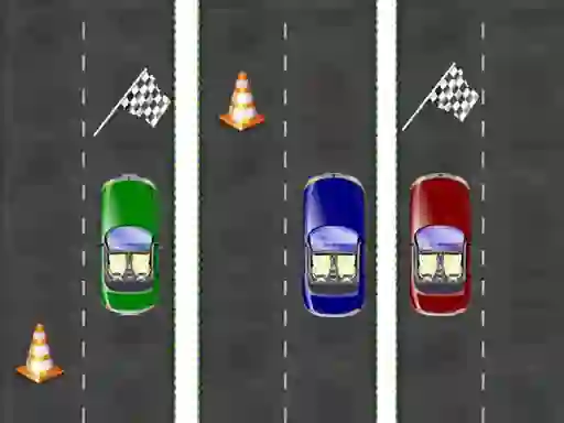 Gêm Three Cars ar-lein