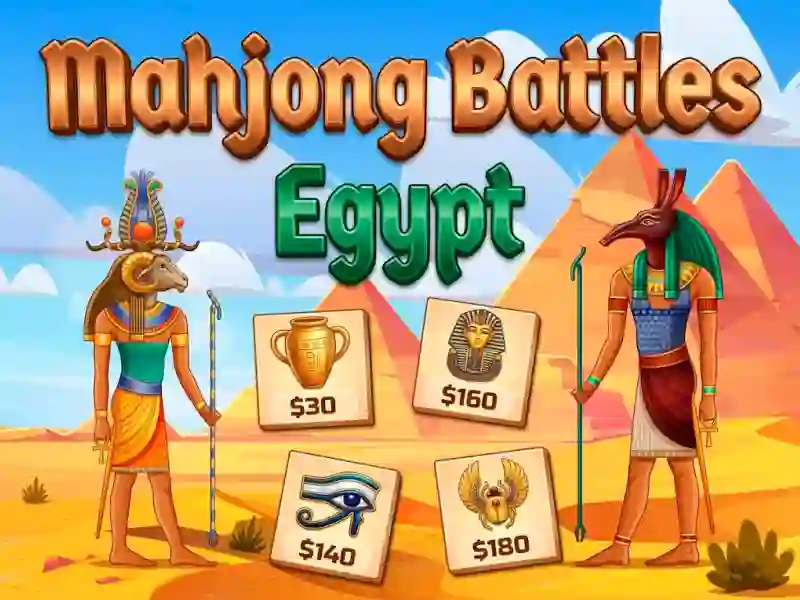 Gêm Mahjong Battles Egypt ar-lein
