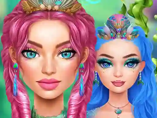 Gêm Mermaidcore Makeup ar-lein