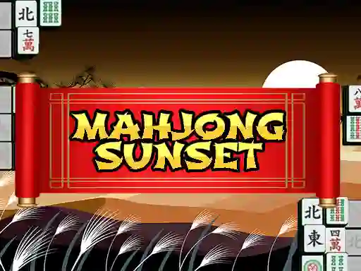 Gêm Mahjong Sunset ar-lein