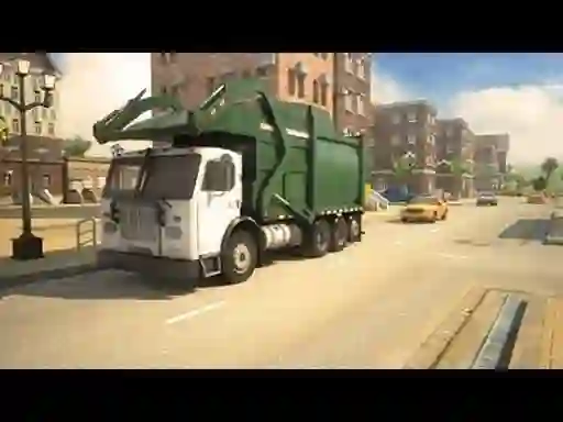Gêm Garbage Truck City Simulator ar-lein
