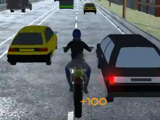 Gêm Motorbike Traffic ar-lein