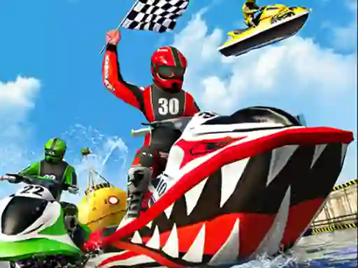 Gêm Jet Ski Water Boat Racing ar-lein