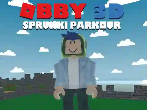 Gêm Obby 3D Sprunki Parkour ar-lein