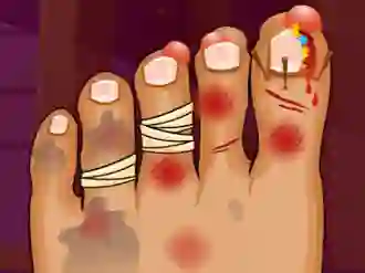 Gêm Monster Foot Doctor ar-lein