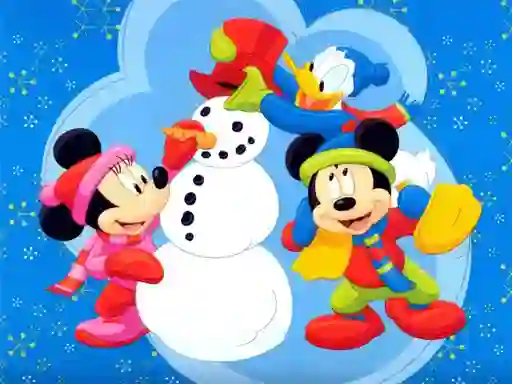 Gêm Disney Christmas Jigsaw Puzzle 2 ar-lein
