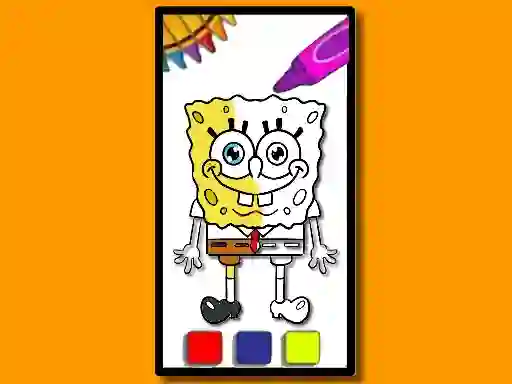Gêm SpongeBob Coloring Adventure ar-lein