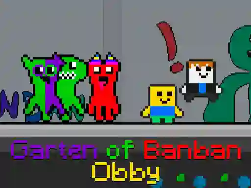 Gêm Garten of Banban Obby ar-lein
