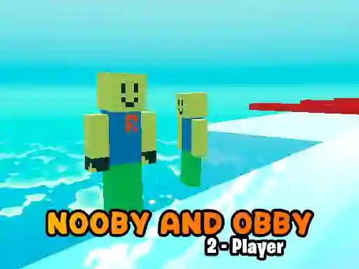 Gêm Nooby And Obby 2-Player ar-lein