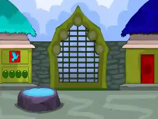 Gêm Hut Village Escape ar-lein