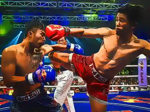 Gêm MuayThai Fighters Jigsaw ar-lein