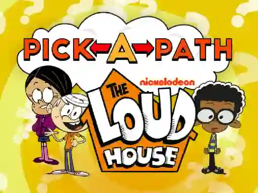 Gêm The Loud House Pick-a-Path ar-lein