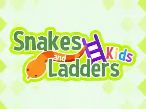 Gêm Snakes and Ladders Kids ar-lein