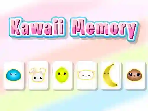 Gêm Kawaii Memory ar-lein