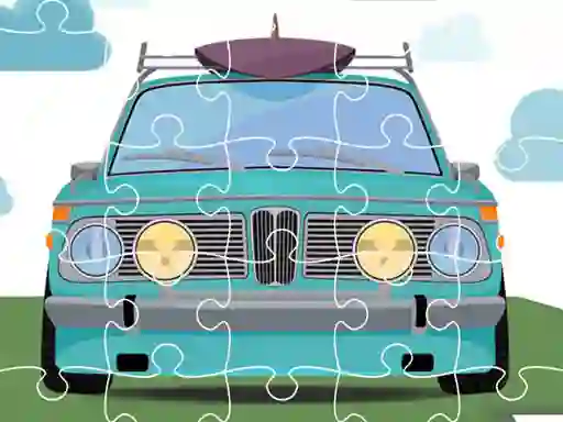Gêm Retro Cars Jigsaw ar-lein