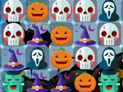 Gêm Scary Halloween Match 3 ar-lein
