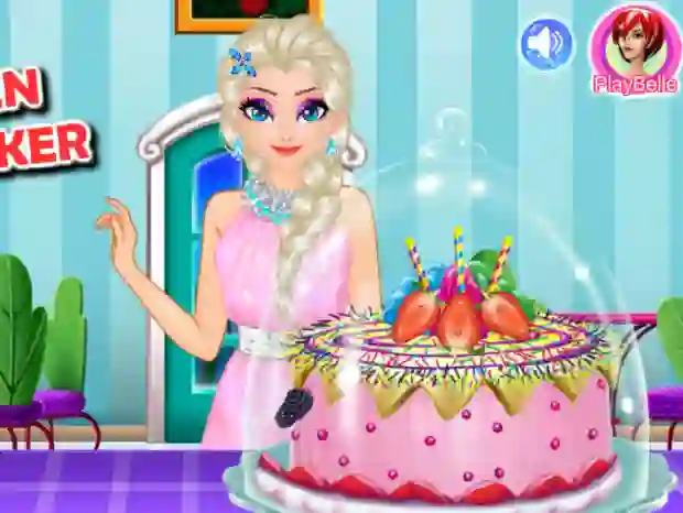 Gêm Ice queen royal baker ar-lein