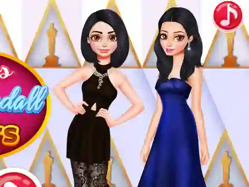 Gêm Kylie vs Kendall Oscars ar-lein