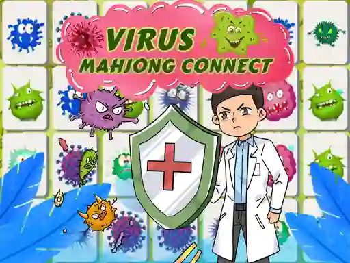 Gêm Virus Mahjong Connection ar-lein