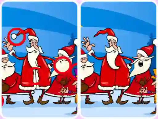 Gêm Christmas Photo Differences-2 ar-lein