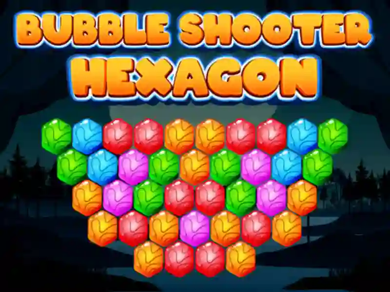 Gêm Bubble Shooter Hexagon ar-lein