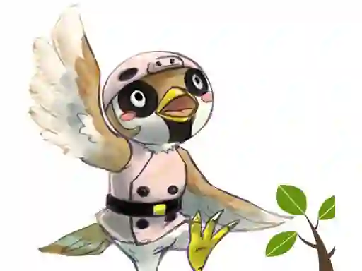 Gêm Sparrow Flappy ar-lein
