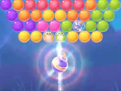 Gêm Bubble Queen Cat ar-lein