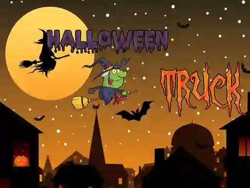 Gêm Halloween Truck ar-lein