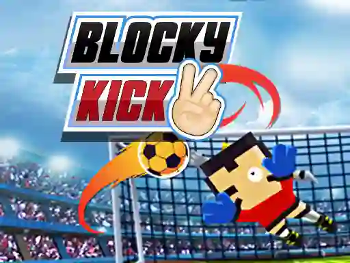 Gêm Blocky Kick 2 ar-lein