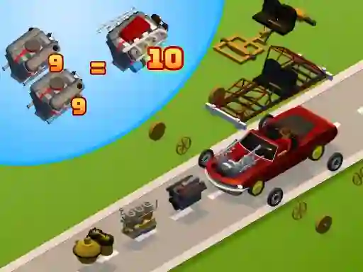Gêm Idle Drive: Merge, Upgrade, Drive ar-lein
