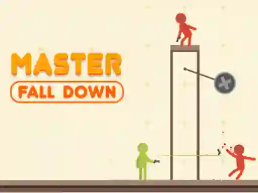 Gêm Master Fall Down ar-lein
