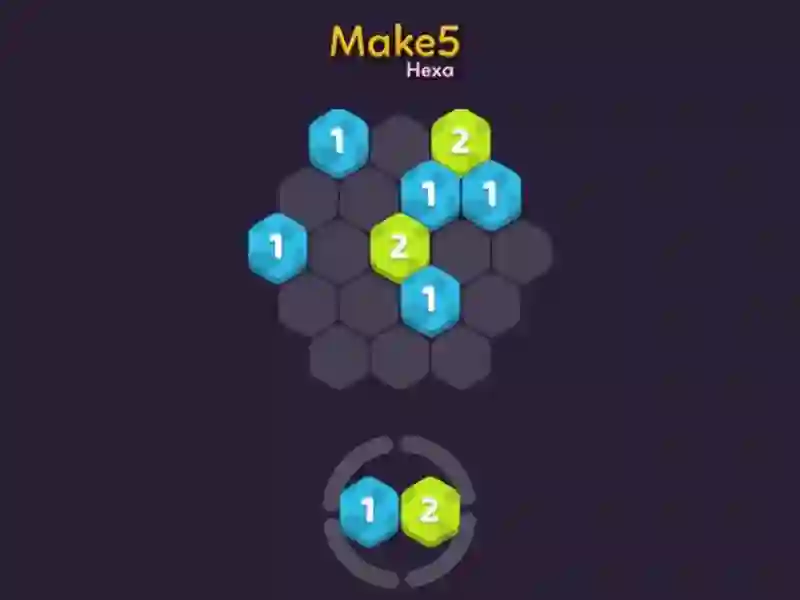 Gêm Make 5 Hexa ar-lein